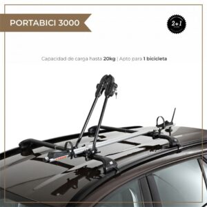 PORTABICI 3000 - DE TECHO P/1 BICICLETA - HASTA 20KG - ANTIRROBO (004.008.1503)