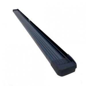 ESTRIBOS ALUMINIO NEGRO IMPACTUS CABINA DOBLE CHEVROLET S10 00->FORD RANGER 00->TOYOTA HILUX 05-> VOLKSWAGEN AMAROK 10-> (NO INCLUYE SOPORTES) (EIMN000)