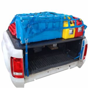 RED DE CARGA CAJA PICK-UP 135CN LARGO X 135CN DE ANCHO X 15CN ALTURA C/12 GANCHO Y 6 CINTAS DE SUJECION (004.008.0072)