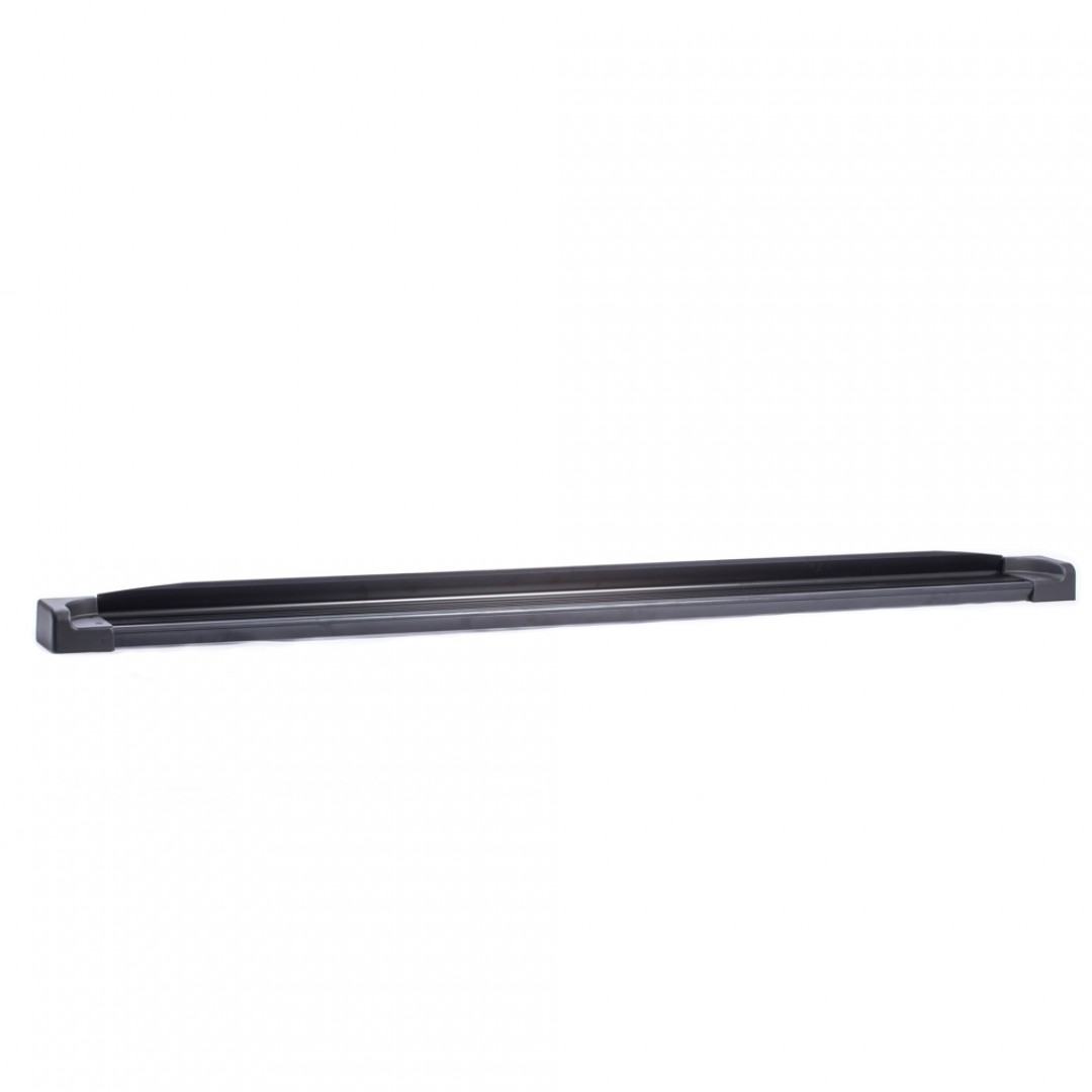 ESTRIBOS ALUMINIO NEGRO OPTIMUS CABINA DOBLE CHEVROLET S10 00-> FORD RANGER 00-> TOYOTA HILUX 05-> VOLKSWAGEN AMAROK 10-> (NO INCLUYE SOPORTES) (EOPN000) - Imagen 2