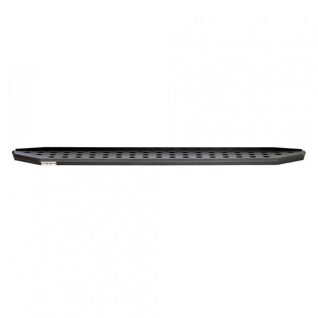 ESTRIBOS BLACKTREND ACERO GALVANIZADO NEGROS CABINA DOBLE S10 12-> RANGER 12-> FRONTIER 17-> HILUX 05-> AMAROK 10-> RAMPAGE (NO INCLUYE SOPORTES) (EBT000) - Imagen 5